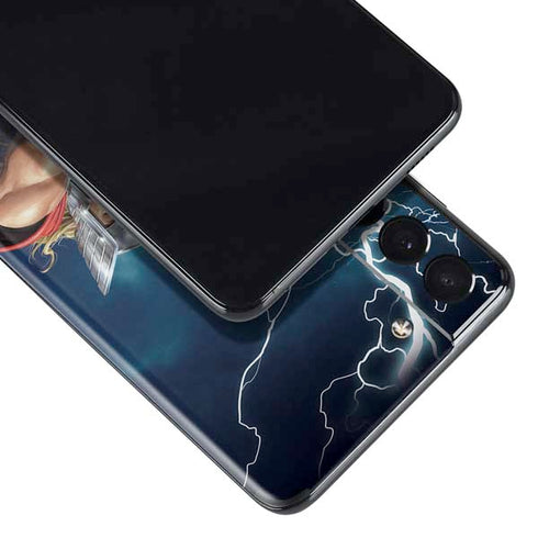 Marvel Thor Thor and Mjolnir Galaxy S21 Plus 5G Skin